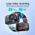 HOCO DV5 HD Dash Cam – 1080P Night Vision, 3" IPS HD display, 140° Ultra-Wide Angle, Loop Recording - Gray
